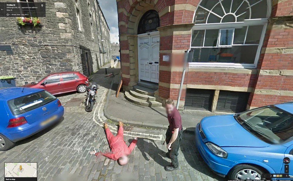Descubra momentos bizarros registrados pelo Google Maps